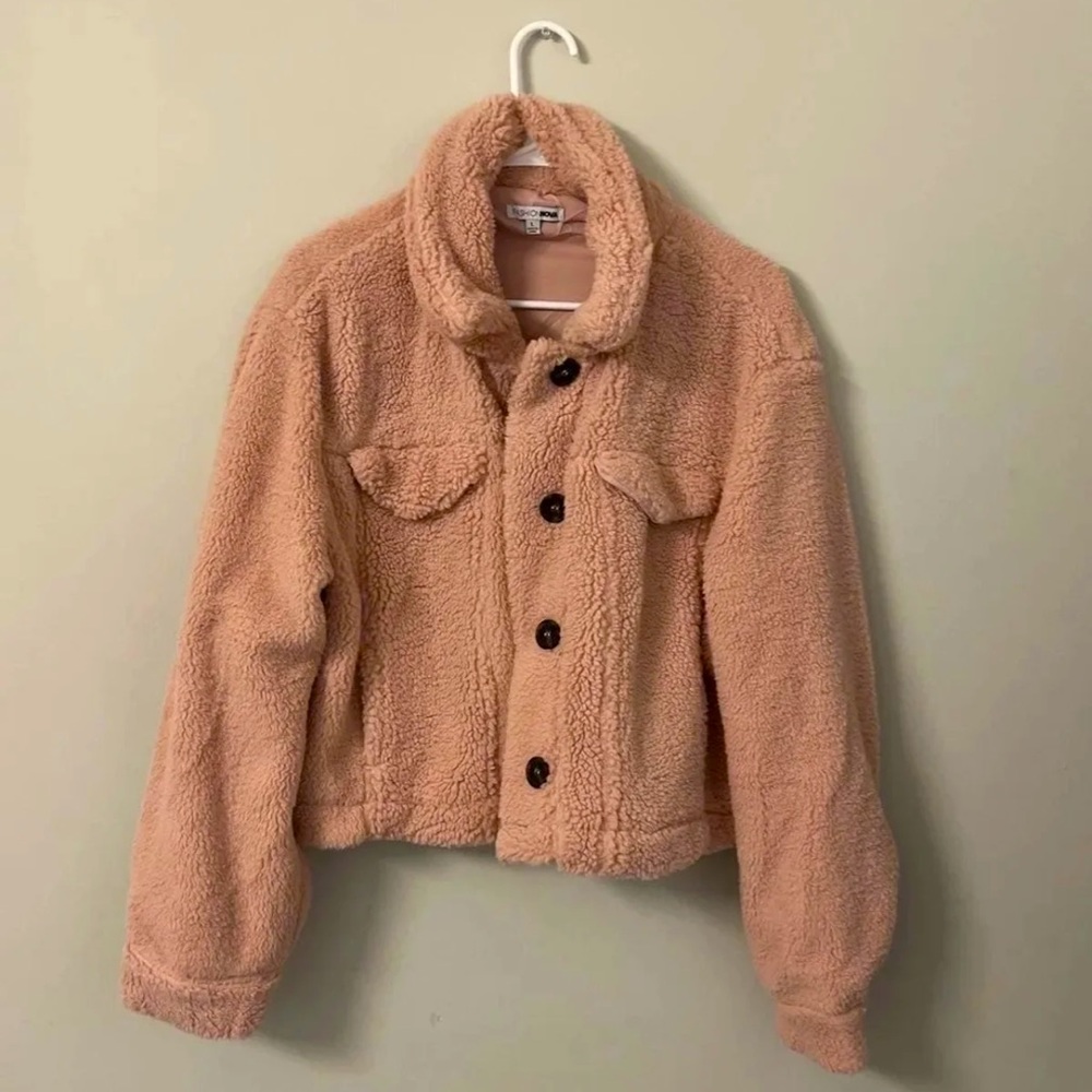 A Little Warmer Faux Fur Jacket-Mauve